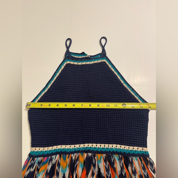 Xhilaration Crochet Top Aztech Maxi Dress - Picture 9 of 11